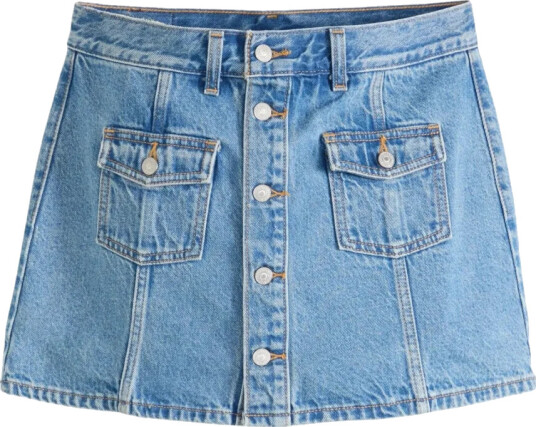 Levi's Dame Skjørt Blå W24,