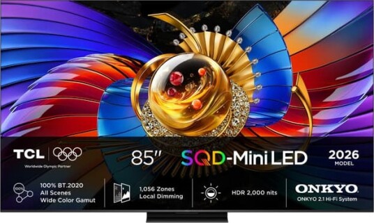 TCL 85" MSQLED80L 4K LCD TV 2026 TCL 85" MSQLED80L 4K LCD TV 2026