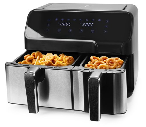Emerio Smart Fryer  Airfryer Svart Rustfritt Stål