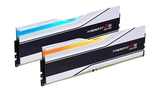 G.Skill Trident Z5 Neo RGB DDR5-8000 - 32GB - CL38 - Dual Channel (2 pcs) - AMD EXPO - Hvit med RGB