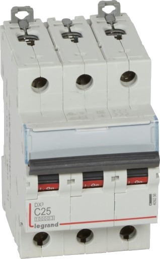 Legrand DX3 MCB automatsikring C25 3P 3M 10/16kA