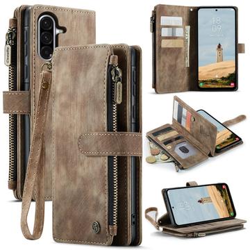 Caseme C30 Samsung Galaxy A56  Multifunksjonell Lommebok deksel Brun