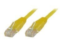 MicroConnect - Nettverkskabel - RJ-45 (hann) til RJ-45 (hann) - 10 m - UTP - CAT 5e - gul
