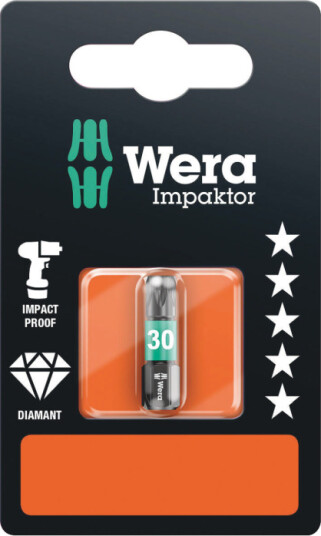 Wera Impaktor TX30 Bits 25 mm Maskintilbehør & forbruk