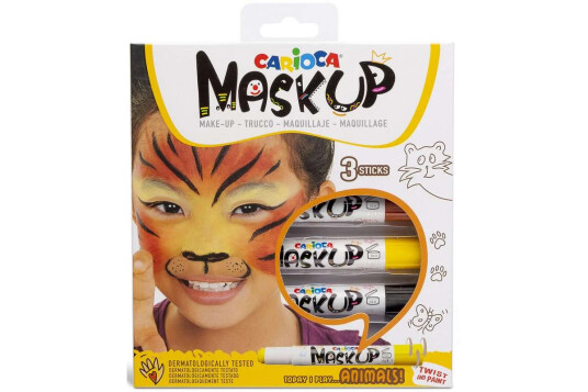 Carioca Mask Up Make-up Sticks Animals 3 pcs 809490 Carioca Mask Up Make-up Sticks Animals 3 pcs 809490
