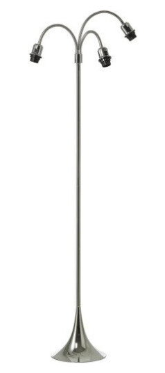 Nielsen LIght Trafik gulvlampe med 3 armer (eksl. lampeskjermer), krom Nielsen LIght Trafik gulvlampe med 3 armer (eksl. lampeskjermer), krom