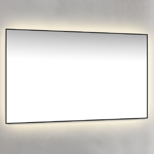 Macro Design Rammespeil   med Ambilight Svart / 120cm