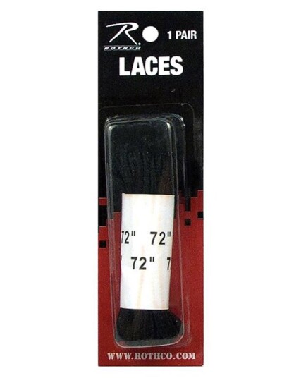 Rothco Army Laces for Boots 183cm Svart