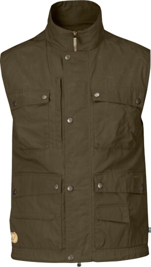Fjellreven Men"s Reporter Lite Vest Dark Olive XXXL