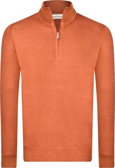 Gran Sasso Herre Strikkevarer Oransje L,