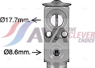 AVA COOLING SYSTEMS MS1753 Ekspansjonsventil
