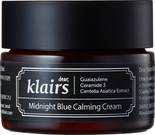 Klairs Midnight Blue Beroligende Ansiktskrem 30ml med Sheasmør for Tørr og Sensitiv Hud Klairs Midnight Blue Beroligende Ansiktskrem 30ml med Sheasmør for Tørr og Sensitiv Hud