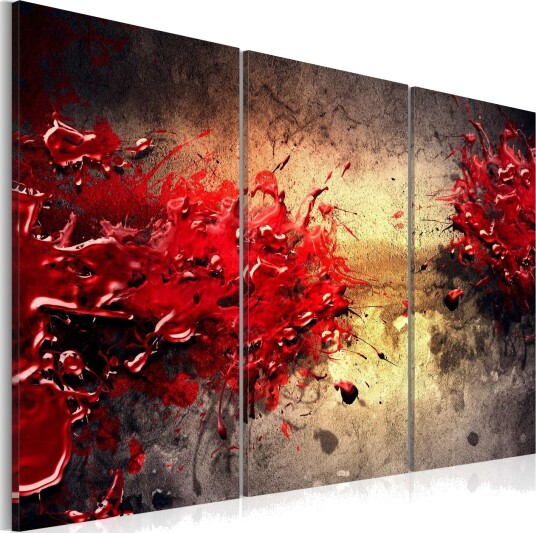 Bilde Red Splash 120x80 Artgeist sp. z o. o.