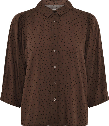 Lollys Laundry Bonoll Shirt Ss Brown XS