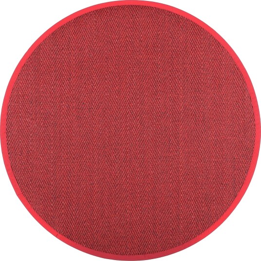 Barrakuda Matte Rund 160 cm Rød - VM Tepper