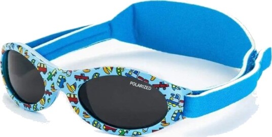 Kiddus Solbriller – Baby Premium 0-2 år – Blå Biler