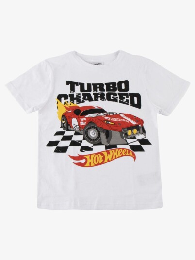 Hot Wheels T skjorte Hvit 128 134