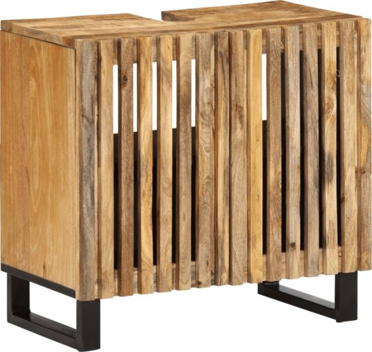  Servantskap 62x34x58 cm grov heltre mango 8721012489608