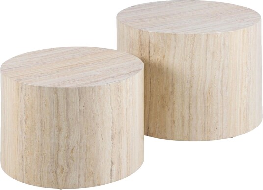 Dice sofabord sett beige.