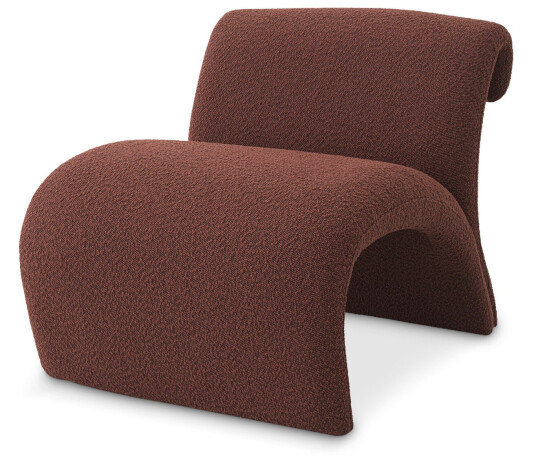 Vignola stol bouclé rouge