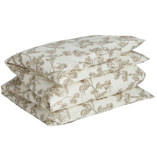 Tree Print Dynetrekk 150x210 cm Toupe Beige