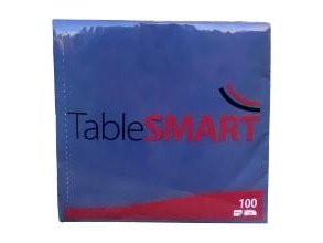 Serviet Tablesmart 40X40cm 3-Lag Fsc Mørkeblå,100 Stk/Pk