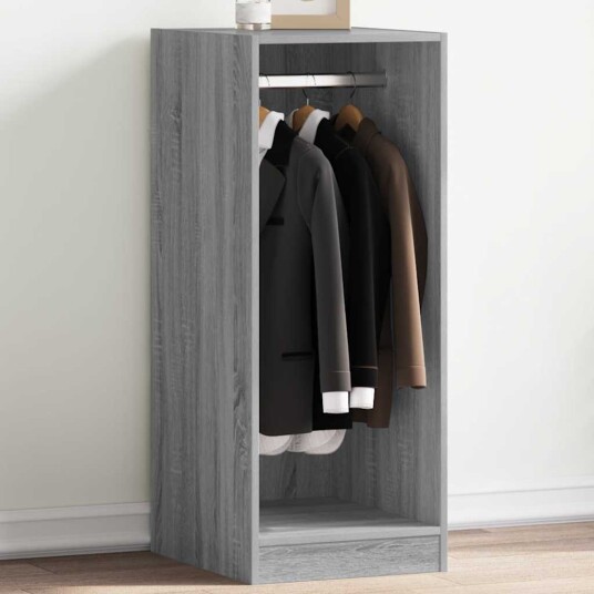 Garderobe grå sonoma 48x41x102 cm konstruert tre 8721012497214