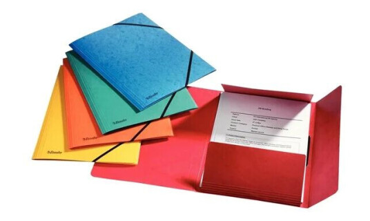 Esselte Rainbow 3-flap folder for A4