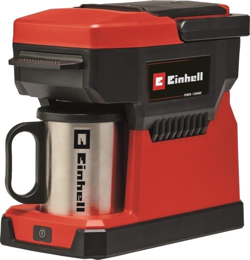 Einhell TE-CF 18 Li Solo Kaffebrygger - Kablefri 240ml Rød