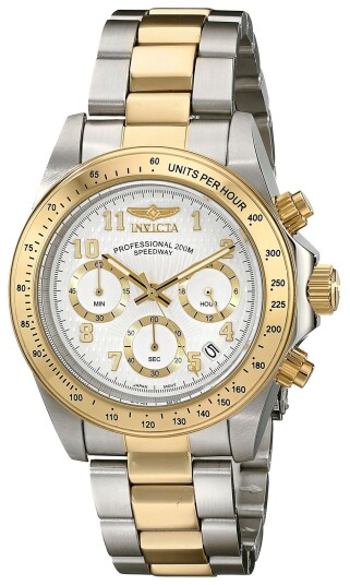 Invicta Herreklokke 17026 Speedway Hvit/Gulltonet stål Ø40 mm Invicta Herreklokke 17026 Speedway Hvit/Gulltonet stål Ø40 mm