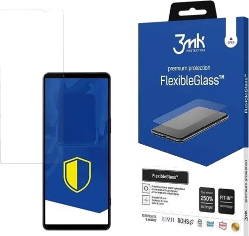 3Mk FlexibleGlass Hybrid Skjermbeskytter for Sony Xperia 1 V - Tynn og Ripebestandig
