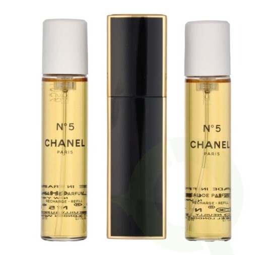 Chanel No 5 Giftset 60 ml 2x Edp Spray Refill 20Ml/1x Edp Spray 20Ml - Twist and Spray Chanel No 5 Giftset 60 ml 2x Edp Spray Refill 20Ml/1x Edp Spray 20Ml - Twist and Spray