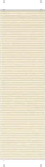 plisségardin krem 55x200 cm Stoff Bredde 54,4 Polyester