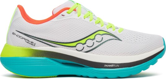 Saucony Mens Endorphin Trainer White/mutant 47" Saucony Mens Endorphin Trainer White/mutant 47"