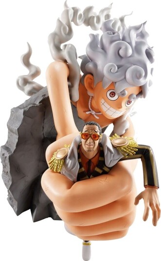 One Piece Monkey D Luffy Gear 5 Vs Borsalino Burst Of Energy Ichibansho Figure 22 cm