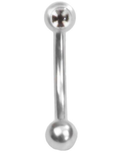 Utgått Black Ridder Cross 1.2 x 8 mm Øyenbrynspiercing