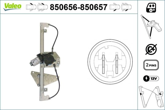 Vindusheis VALEO 850656