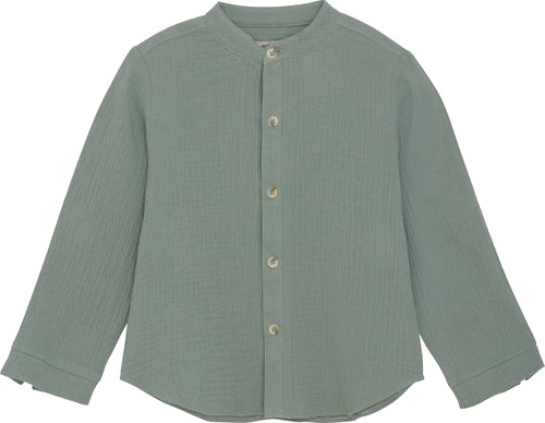 Huttlihut Muslin skjorte til barn - lily pad