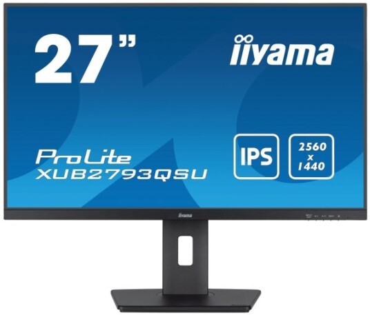 Iiyama ProLite XUB2793QSU-B7 27" QHD IPS-skjerm 100Hz med innebygde høyttalere - Svart Iiyama ProLite XUB2793QSU-B7 27" QHD IPS-skjerm 100Hz med innebygde høyttalere - Svart