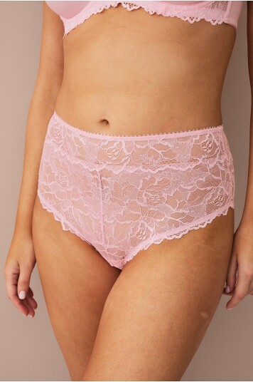 Ellos Collection Dametruser med brasiliansk snitt Rosa