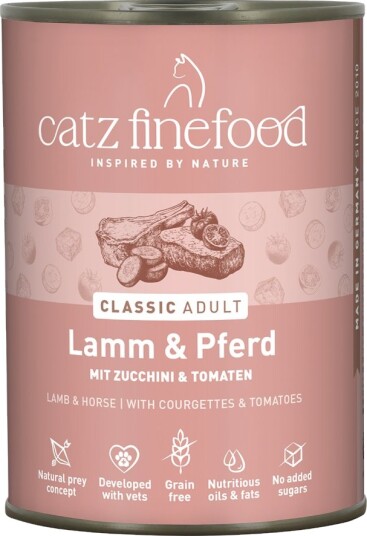 Catz Finefood Lam & Hest 24 X 400 G