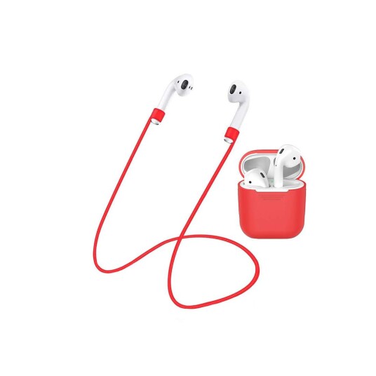 Beskyttelse for Airpods - Rød