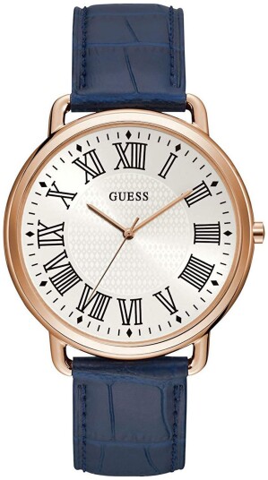 Guess Herreklokke W1164G2 Hvit/Lær Ø44 mm