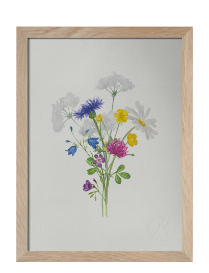 Kunskapstavlan® Sju Sorters Blommor - Multi/patterned - A4