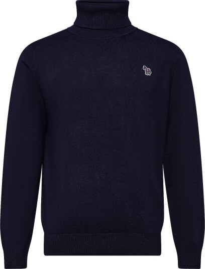 PS Paul Smith Mens Sweater Roll Neck Zeb Bad   49_VERY DARK NAVY   XL