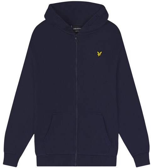 Lyle & Scott Zip Through Hoodie Navy 152-158