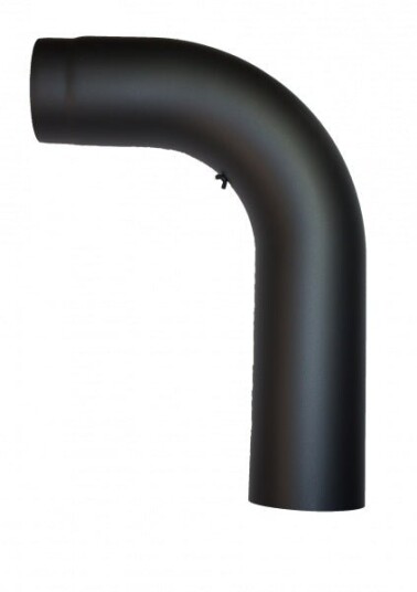Ø150mm Peisrør  D46cm x H64,5cm buet m/luke