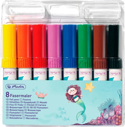 Herlitz Tusjer 8 Farger