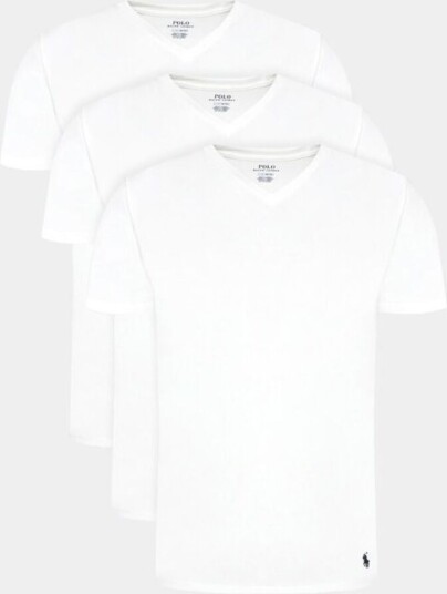 Ralph Lauren T Skjorte 3pack Herre Hvit L