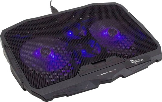 White Shark GCP-25 Laptopkjøler med LED 39 x 28 cm Blå